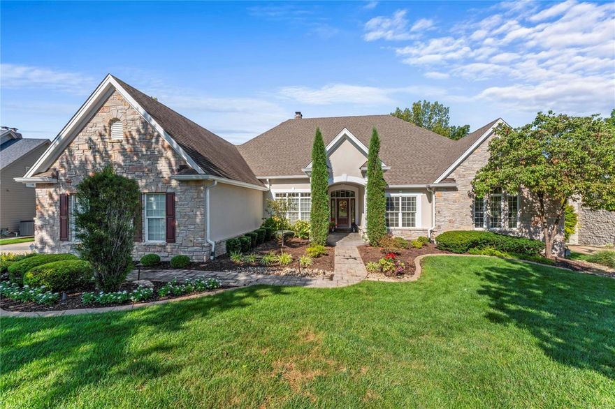 Rare Opportunity! Expansive Atrium Ranch with Lake Views and Luxury Features

This stunning Atrium Ranch home is rarely available! The expansive floor plan includes 4 bedrooms, each with a private full bath, 2 grand ensuites on the main level, and a study/den with custom shelving on the main floor.

Prime Location: Treed lot with serene lake views and "Catch and Release" fishing.
Luxurious Living Spaces: Walk-out lower level with a spacious rec room, cozy fireplace, and entertainment area.
Gourmet Kitchen: Center island, downdraft gas cooktop, newer sink, walk-in pantry, Sub-Zero fridge, and hearth area with fireplace.
Entertainment Ready: Walk-up bar with $22,000+ Sub-Zero wine cooler, home intercom, and speaker system.
Grand Primary Suite: Customized closets, spa-like bath with a large shower, vaulted ceiling, and separate sink areas.
Luxury Finishes: Three fireplaces, wood floors, and a 35 ft wide garage with custom built-ins and epoxy floor.
Don’t miss this rare find!