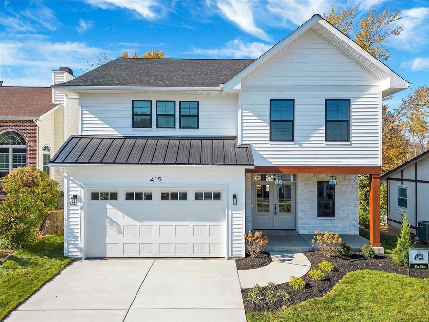 Welcome to this beautiful NJL custom home! Experience the epitome of luxury living in this 5 bed, 5 bath new build. Step inside, and be greeted by gorgeous floors throughout, creating a seamless flow in the open-concept design. Large windows grace every room, allowing natural light to illuminate your living spaces. The heart of the home is the stunning kitchen, equipped with plenty of cabinet and countertop space, complemented by a spacious island for culinary delights. A mudroom off the garage ensures a clutter-free entry, while the expansive laundry room adds to the convenience. The finished basement features a built-in dry bar, an additional bedroom and full bathroom that provides extra comfort. The grand primary bedroom offers a huge built-in vanity, making your morning routine a breeze. The primary bathroom is a spa-like oasis with double vanities, a soaking tub, and a stand-alone shower. This home embodies elegance, comfort, and functionality.