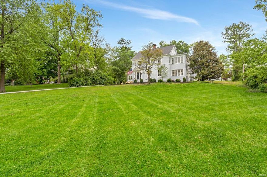 This home sits on one of the best lots on one of the most highly sought after streets in Webster Groves! The large living room has a gas fireplace with marble surround, hardwood floors and built-in bookcases.  Off of the the living room is a beautiful formal dining room with 3 walls of windows.  The huge chef's kitchen features quartz counter tops, stainless appliances and white custom cabinetry.  The kitchen opens to a large family room and breakfast room and has breathtaking views of the new pool and built-in hot tub!   The main floor also features a den with built-in wine cabinet that is perfect for a bar or home office.  The main floor master suite features a huge bathroom with stand alone tub, huge walk-in shower and double vanities.  The master also features two closets, one with it's own washer and dryer.  The second floor features 3 more bedrooms, 2 full baths, laundry room and office.  The third floor has a 5th bedroom, full bath and loft area. Additional Rooms: Wine Cellar