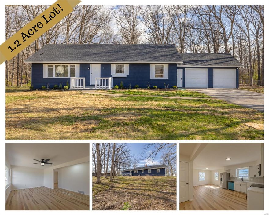 Location, function and affordability all in one! Check out this fantastic ranch home on 1+ acre in the heart of Warrenton. Seller has done many recent updates including architectural shingles, garage doors and openers, laminate flooring throughout, added an ensuite bathroom, painted the exterior and interior. A spacious and well-lit kitchen is open to the dining room and features new cabinets, quartz counters, new appliances, glass backsplash, and fixtures. Primary bedroom is spacious and has a shower ensuite. Two more bedrooms and a large full bath round out the main floor. Downstairs there is a full unfinished basement, and upstairs a full staircase for ease of access to the attic. Attached 2 car garage is oversized and has door to backyard. The backyard is wooded and private, you have plenty of room to enjoy. City utilities and just 1/2 mile from hwy 70. USDA area, FHA, VA financing types all OK. You will love the charm, privacy and location of this home - don't wait to see it!