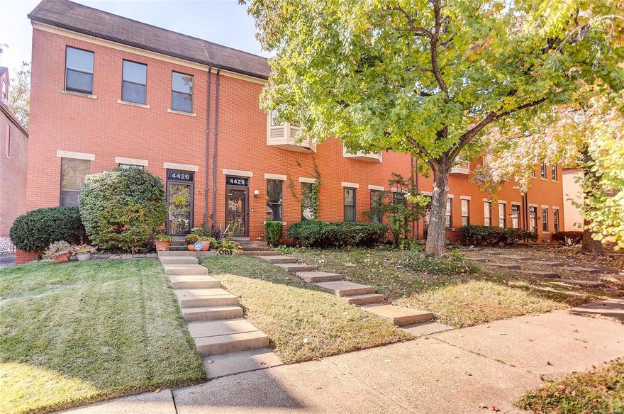 BACK ON THE MARKET AND NO FAULT OF THE SELLERS!!! Experience the epitome of Central West End Living in this exceptional 2-bedroom, 2-bathroom townhouse. Each guest room boasts unique privacy, situated on separate levels, with one level featuring a loft perfect for conversion into a third bedroom or private office. Ideally located in vibrant CWE, residents enjoy unparalleled access to amenities, including BJC, Children's Hospital, restaurants, boutique shops, and cultural attractions minutes away.  Suitable for Airbnb host, investors, or personal residence. Sold 'as-is' and 'where-is,' this property presents a valuable opportunity for renovations. No HOA fees. Location: City