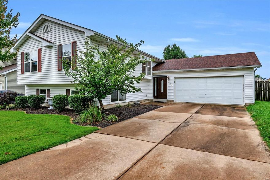 Great house near TR Hughes blvd and close to schools and restaurants on the North Side of OFallon.  This house is perfect for your growing family. The unique floor plan includes the possibility for 2 master bedroom suites.  3 bedrooms upstairs with 2 full bathrooms open up to a generous living room that flows easily into the kitchen and breakfast area.  Wood deck overlooks a large private fenced in back yard.  Downstairs hosts a Beautiful master sleeping suite that includes a spacious bathroom with dual sinks and separate tub and shower that leads in to a large walk in closet.  Also downstairs is a generous family room with fireplace that can be either gas or wood burning, and a wet bar with a nearby wine closet.  Make sure you stop by to see this fun family location that is just waiting for you to call it HOME. Additional Rooms: Wine Cellar