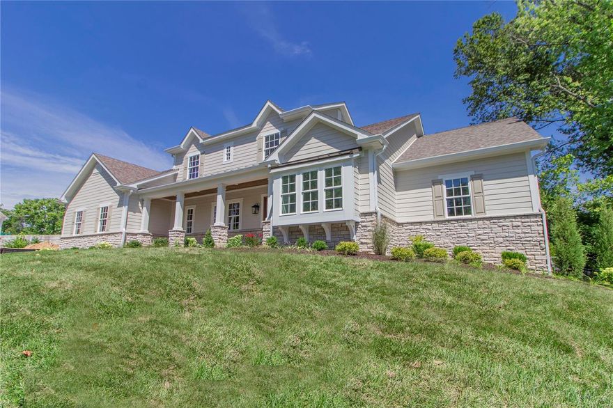 Another new construction in Fieldcrest Subdivision-6th new home of what will eventually be 14 new homes. Home is located in a prime location at the very heart of Ladue within a walking distance to fine dinning, Conway Elementary, Ladue Middle & High School.  Frontenac Mall, private schools, Parks, Ladue Boutiques and shops, and easy access to Highways 40, 170 and the airport. Other features include: 3 car garage, Custom 42" white cabinets w/ crown molding, stainless appliances, Granite countertops/center island/backsplash in kitchen, 4 Egress windows in look-out basement and a roughed-in full bath, 11 ft coffered ceiling in Family Rm., 9 ft ceiling on main and upper fl. Zero/low HOA fees and low maintenance living.  Builder can finish basement for buyer prior to closing. DAYS ON MARKET REFLECT BUILD TIME. Construction completed on 8/24.**Duplicate of mls# 19031305 ** Additional Rooms: Mud Room