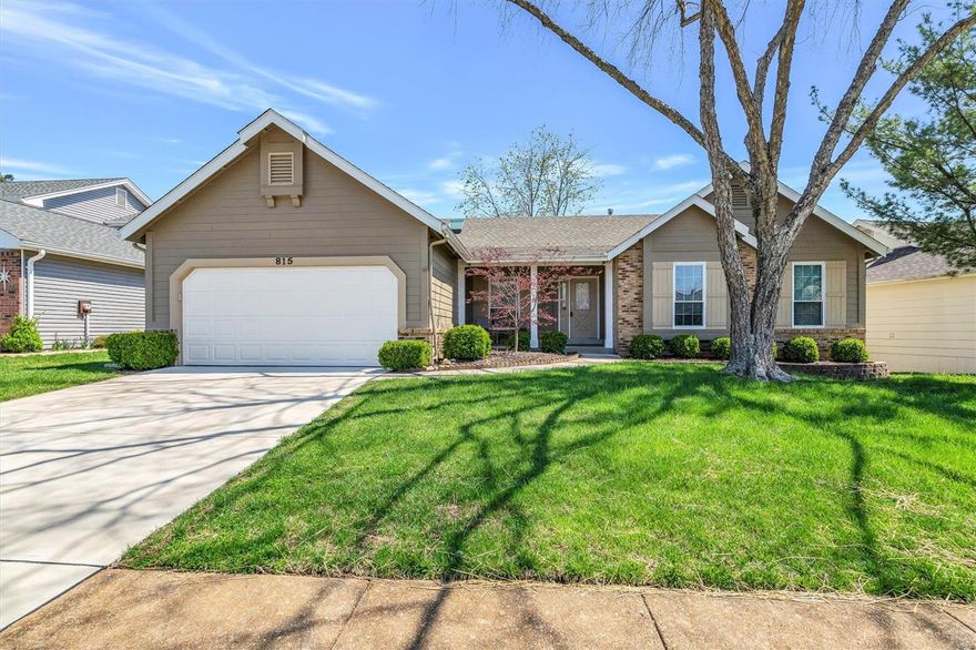 Incredible great room ranch is a true gem! Beautifully updated kitchen offers lots of cabinetry, granite counters, tile backsplash, and stainless appliances. Adjacent breakfast room looks out to the covered deck. Step into the awesome great room - so spacious, and with extraordinary vaulted, beamed ceiling. More formal dining will be a real pleasure for both you and your guests in the uniquely updated separate dining room, complete with Roman columns and arched entries. Retreat at the end of the day to the large primary suite, featuring updated luxurious bath and two walk-in closets. The guest bedrooms are oversized, include great closet space, and are served by a nicely updated hall bath. You will love the convenience of main floor laundry! Great potential for additional living space in the unfinished walkout basement, and the half bath downstairs give you a nice headstart. Incredible outdoor living on the rear deck, most of which is covered and steps down to the large, level yard.