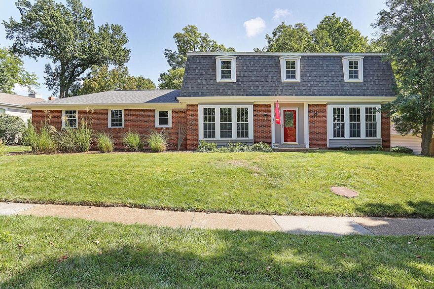 Great New Listing in Popular Old Farm Estates Subdivision! Well Maintained 2 Story with So Much to Offer! Nice Street Appeal- Brick w/Low Maintenance Vinyl Siding, Newer Roof, Decorative Front Door. Mostly Hardwood Flooring Throughout! Neutral Decor..Living Room, Dining Room, Bright Kitchen with White Cabinetry, Solid Surface Counters, & Breakfast Room, Cozy Family Room with Bookshelves & Fireplace Looks Out to Great Large Backyard w/Large Patio & New Fencing...5 Bedrooms, 3 Full Baths including a Guest Bedroom/Office/Playroom & Full Bath on Main Level. Spacious Master Suite includes an Adjoining Sitting Room-Perfect for Nursery or Office. Updated Thermal Windows throughout Home, Updated Lighting, Neutral Paint Colors, HVAC-2021, Roof-2016, Fencing 2020, Large Attractive Patio Across Back of Home-2020. 2 Car Rear Entry Garage. Great Subdivision with Pool, Park & Many Activities. Parkway Central Schools. Minutes to Creve Coeur Park, Lake & Trails. See Inside to Appreciate this Home!