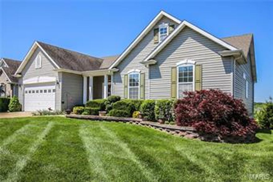 Beautifully Maintained and Updated Ranch Home in Sought after Meadow View Estates. This home features over 1900 Sq ft on the Main floor, 3 Bedrooms and 2 Full Bathrooms, 9 Ft and Vaulted Ceilings through-out. Great-room Features recessed lighting and a Gas Fireplace, Formal Dinning Room, Main Floor Laundry, Large Eat in Kitchen features Custom 42" Cabinetry, Pantry and Breakfast bar..  Master Suite Features Vaulted Ceilings, 4 Window Bay, Walk-in Closet, His/Hers Vanity, Separate Tub and Shower. The Walk-Out Lower Level features a 9' Pour, Rough-in for Full Bath and 2 Sets of Double Windows. Exterior of the home has been Professionally Landscaped and Features Many Bushes, Trees and Flowers, Large Over-sized Patio, The deck is Partially Covered and has Amazing Sunset Views. 100% USDA Financing is available, Buy with little to No Money down.. View today before its to Late.