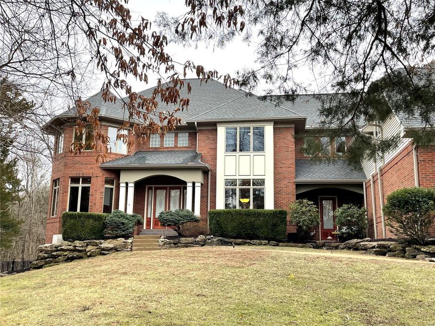 Wildwood 3-acre Estate property now available.  New pool just installed 6-months ago.  The exterior offers a fully fenced private yard, some flat areas and a screened-porch next to the pool.  Inside this is a rare 5 bedroom and 7 bath home with over 5,600 s.f. of living space.  You are greeted by a circular staircase, gorgeous trim work, marble floors and a private office. The floor plan offers a huge kitchen in the middle of Family and Hearth Rooms.  The enormous heated garage features over 1,600 s.f, a compressor, ceiling hoist, and workbench area. The saltwater pool is heated too. Hot water recirculating pump. Emergency Generator, HEPA Filtration, and heated floor in MBath.  No Septic/Well hassles as the house has public water and community sewer.  Lightening fast internet speeds. The house is not in St. Albans Country Club.  Located in St. Louis County and Rockwood Schools.