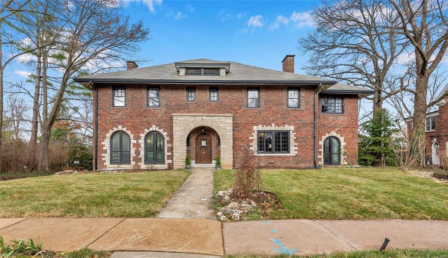 This historic, completely renovated estate is conveniently located in the charming University Heights neighborhood. The brick and stone accents give a stately appearance while highlighting the gorgeous palladium windows which brings in an abundance of natural light. Gleaming hardwoods throughout leads you to a spacious living room and private family room-both with fireplaces. The open concept dining room and kitchen comes with countless upgrades including quartz countertops. The grand staircase takes you to the second floor with 4 bedrooms, 4 full bathrooms, custom closets and second floor laundry-all completely renovated. Entertain on the patio in your back yard garden oasis or in the grand salon in the lower level, and other full bathroom is conveniently located in the finished basement . Don't forget the 2-car tuck-under garage for easy access. This estate is completely turnkey and won't last long. THIS CHARMING HOME IS READY FOR YOU TO MOVE IN!! Additional Rooms: Sun Room