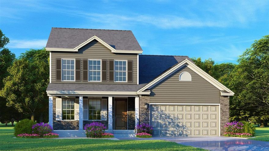 Now Open! To Be Built Home ready to personalize into your dream home! BASE PRICE and PHOTOS are for 4BR, 2.5BA Bethpage Two Story. Pricing will vary depending on various interior/exterior selections. This beautiful home opens to a living rm/office space.  Kitchen w/connected breakfast dining rm that opens to Family room. Master suite features walk-in closet & private bath.  
2 car garage, main floor laundry, pantry, & more! Add'l selections include master bdrm vault ceiling, and much more. Enjoy peace of mind with builders warranty & incredible customer service! This almost 20-acre site will include 40 single family homes. Please verify schools.