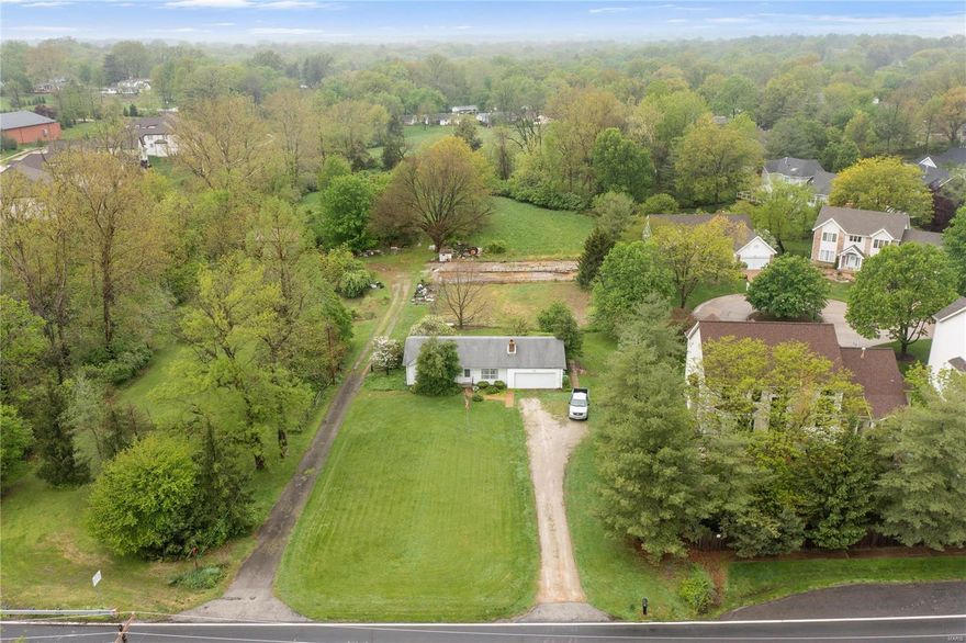 Here’s your opportunity to own a beautiful hidden gem located off of the desirable Mason Rd in Creve Coeur on 8.45 acres! Multiple Sections of the property are mostly cleared and leveled and awaiting your plans for endless opportunities. This property has public water, sewer, and electric. This lot is so secluded and private you’ll forget you’re minutes from shopping, dining, and major highways. This land is suitable for a family compound, large estate, or a custom-built small neighborhood. Seller is providing engineer reports that include three variable plot plans and a topography report.