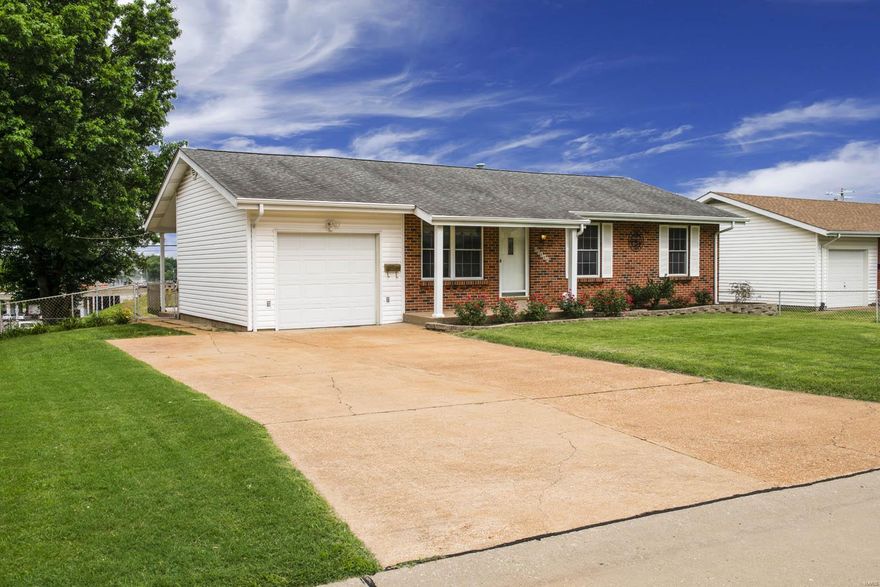 Located in Affton, this is a beautiful move in ready brick home that has been completely updated! Updates include fresh paint throughout, refinished solid hardwood floors in the 3 main floor bedrooms, and two fully renovated bonus rooms that can also be used as sleeping areas. The kitchen includes custom cabinetry, corian counter-tops, high end LG dark stainless steel appliances. The basement has carpeting throughout, an extra large laundry room setup for two washers and two dryers. Seller is leaving a washer and dryer displayed in the photos. This homes location is also key as it is close to major highway's and public transportation. You will love the fully fenced huge backyard with covered porch, shed and deck on the back porch. The garage also comes with custom shelving great for any storing of your choosing. The driveway is extra wide and can accommodate 4 cars. Set your appointment, it will not last long. Agent is related to seller.