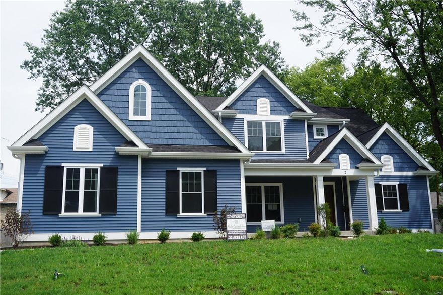 Beautiful new home by award winning builder Mahn Custom Homes and Renovations. This property is sure to please! Open concept floor plan perfect for entertaining family and friends. Walk to restaurants, shops, and more in the heart of downtown Kirkwood. With a stunning main floor master that includes a world class master bath, there is so much to offer for so little. Kitchen is picturesque with a side by side refrigerator/freezer, custom cabinets and countertops, gas range and more. This will not last long on the market.