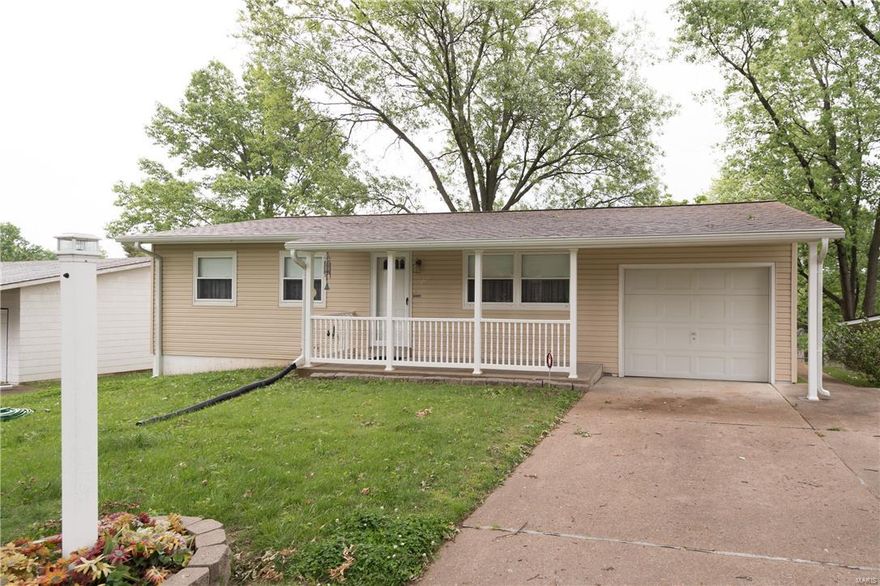 Charming Ranch Home boasting over 1,700+ livable square feet with Finished Lower Level Walkout and 26x26 Rec/Room area - Welcome home to this 3 Bedroom, 1.5 Bath home with Large Living room with Open Kitchen/Dining area offers plenty of cabinet and counter space.  Lower Level Walkout offers a Bar/Entertainment Area, Rec/Room, still with plenty of storage.  Ceiling Fans, Covered Porch, Newer Windows, Storm Doors, Oversized 1+ Garage, Fenced in Backyard with Mature Trees.  **Nestled in a neighborhood with great access to highways**