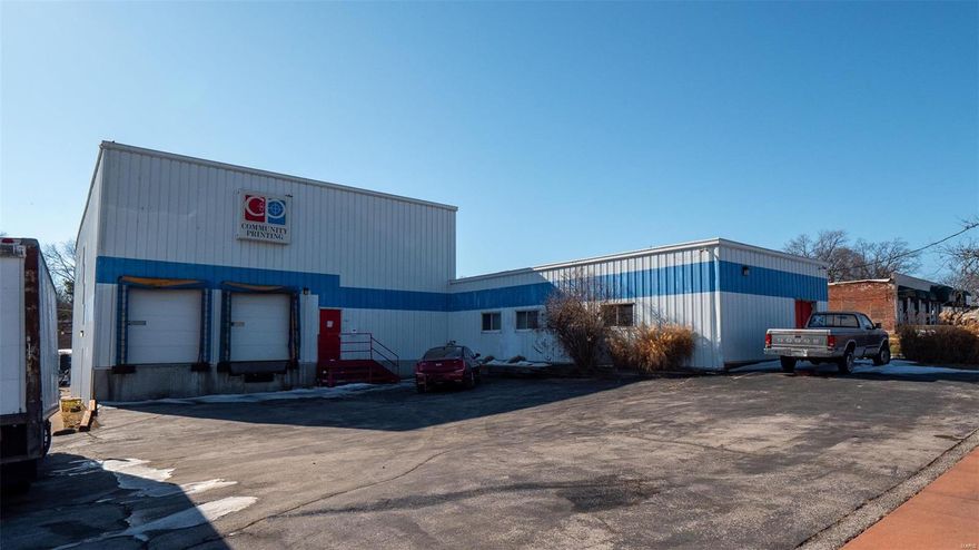 Motivated Sellers, all reasonable offers will be considered! This great commercial property is suitable for investment or many business opportunities.   The building offers three stories and just shy of 13,000 square feet while sitting on a .27 acre corner lot in a high visibility location.   Fronting St. Charles Rock Road and less than 1/4 mile from 170 you would be hard pressed to find a better location for your next investment property or business venture.   The property offers designated office spaces, common room, multiple restrooms, storage and more. There are 2 full service docks, one built in dock leveler, hoist, and elevator from the main floor to the lower level. POF/pre-approval required prior to viewing. Property being sold as is, buyer to verify all data. Location: Corner Location, High Traffic, Other