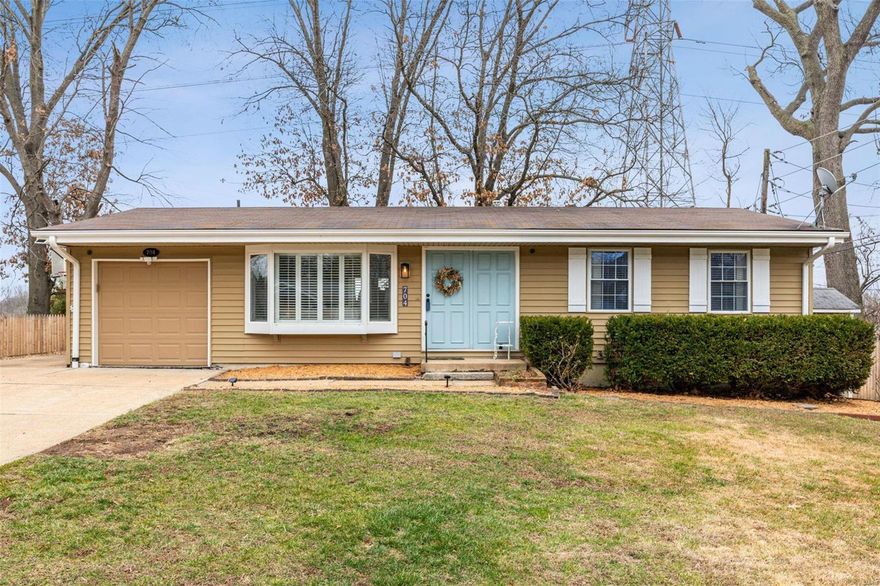 Beautiful 3 bedroom, 2 bath ranch with an open floor plan and partially finished basement, situated on a level, fenced lot with mature trees in Manchester’s Pierremont neighborhood. Fresh neutral colors & hardwood floors flow throughout the majority of the main floor.  The living room features a stunning box bay window which bathes the living & dining room in warm morning sunlight.  The spacious owner’s suite is highlighted by a generous closet, lighted ceiling fan & full bath. Downstairs you’ll find a lovely family room and bonus room which would be great for crafting, homeschooling or an office space.  HVAC with a humidifier was installed in 2019 and roof in 2012. You’ll love spending warmer days on the large patio in your backyard with mature trees!  Oversized driveway with additional parking on the side of the garage.  Close to highway access, parks, shopping & award winning Parkway Schools!