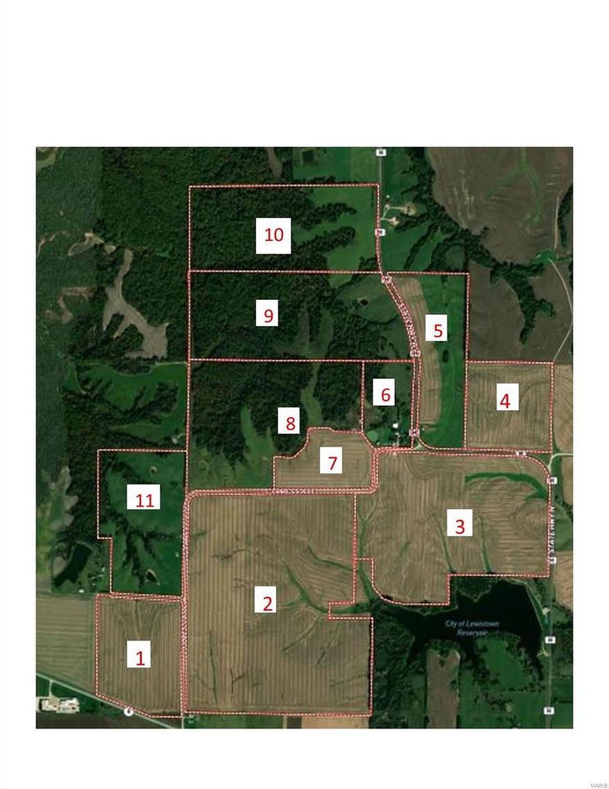 Absolute Auction. Tract 1 & 2 consists of 252.21 +/- acres and is nearly 100% highly productive tillable ground. Flat to gently rolling topography with soil types including Putnam, Armstrong, and Kilwinning silt loams. Tract 1 has Hwy 6 frontage on the south border, Cypress Avenue on the east border and 206th Street on its north border. Knox County Water is available as is electric. SpecialListingConditions: Possible Auction