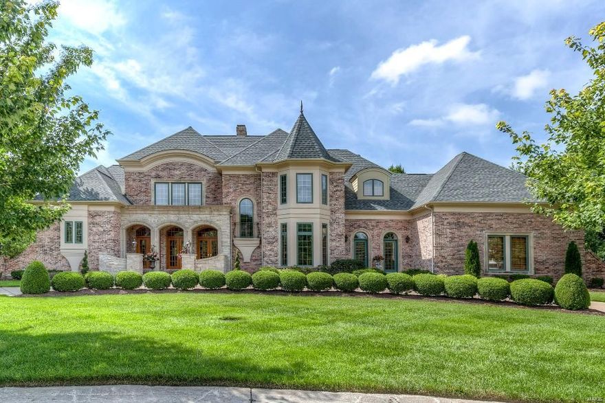 For Comps. ARCHITECTURALLY CUSTOM DESIGNED "WOW" 1 1/2 Story Home! OUTSTANDING PRESENCE IN & OUT!  Grand Entrance to a Reception Room-Travertine Floors. This European Influenced Property Exudes Superiority! AMENITIES: Two Story Stone Fireplace-Great Room-Hardwood in Elegant Formal Dining Room-Desirable Open Floor Plan-In Ground Pool-Infinity Waterfalls-Sun Decking-Privacy-Circular Drive-Master Bedroom Suite with Newer Wide Hardwood Floors-Coffered Ceilings-Stained Glass-Divided His & Her Closets-Pocket Office-Laundry-Finished Three Car Garage-Cook's Half Bath-Butler's Pantry-Wet Bar-Phenomenal Kitchen: Viking Gas Range-Two Dishwashers-Viking Ovens-Built in Refrigerator-Palladian Windows- Patio off Large Breakfast Room-FOUR FURNACES. WALKOUT FINISHED LL: Massive Entertaining Area-Stone Fireplace-Ceramic Floors-Custom Bar Area-Ice Maker-Wine & Beer Cooler-Full Bath-Second Laundry-CHANGING ROOM NEAR POOL-FIFTH BEDROOM-Cedar Closet-Theater Room- Pool Table-LL Office.