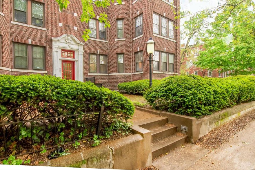 CWE Condo in a GREAT LOCATION provides options. Currently, unit is leased, lease expires in August, 2019; although, tenants have expressed interest in renewing through May/June, 2020. Buyer can purchase to occupy at the end of the current lease term or use as an investment.  Tenants are understanding. The first floor condo offers great space, with generous size bedrooms and a master suite.  Beautiful brick fireplace that is flanked with floor to ceiling bookcases on both sides. Large kitchen with eat- in space big pantry and off the kitchen area is a wall to wall windowed bonus room that could be used as a media room, office, or den. This spacious condo also features a washer and dryer in the unit, a large storage area located in the lower level, and gated parking with one assigned space. Location: City, Corner Location, End Unit, Ground Level, Lower Level