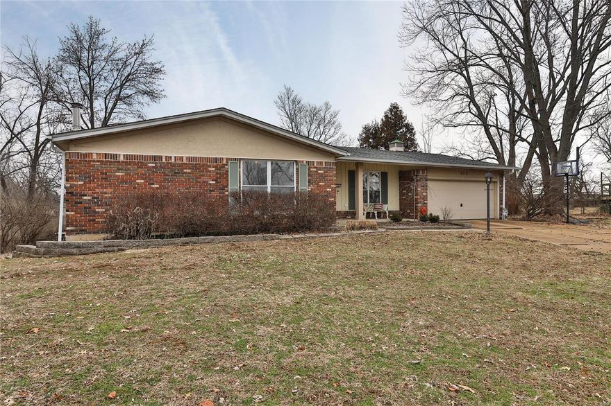 Sprawling 3 bed 3 bath ranch in the Gateway Estates subdivision sitting on over a half acre of land and boasting well over 2,000+ sqft of living space. Long driveway leads into the 2 car garage, perfect for unloading groceries! OR enter through the front door into the entry foyer where you're greeted with freshly painted walls, custom woodwork, and pristine wood flooring. Upfront features a spacious family room with tons of natural light and a lovely dining room that overlooks the large front yard. Kitchen features a plethora of countertops and cabinets, not to mention a breakfast bar! Living room adds another element of living space on the main level. Master bedroom has double sliding closets and full bath. Other two bedrooms are sized nicely w/wood floors. Both are serviced by a hall full bath. LL is finished w/walkout and storage area. Large rec room w/new carpet, sitting room and full bath. Bonus room off back of garage could function in many ways, heated and cooled. Huge yard!