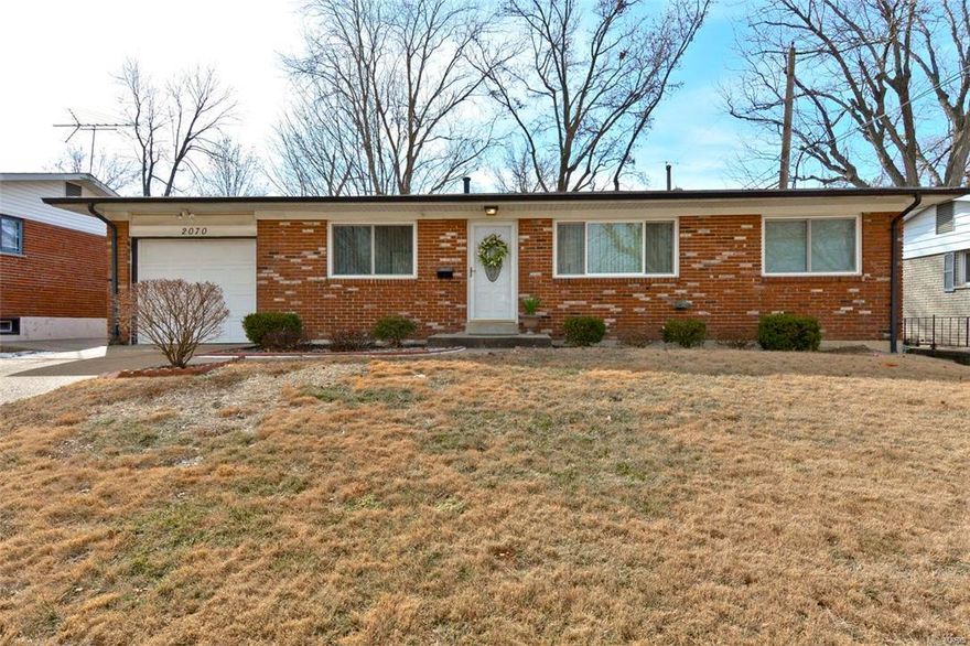 Put This One At The Top Of Your List!! So Much To Love About This Spacious And Updated Brick Ranch Located In A Quiet Neighborhood With Mature Trees.  LOADS Of Updates Including New Carpet/Flooring Throughout, High Efficiency HVAC, Newer Windows And Newer Roof.  There Are 3 Nice Size Bedrooms And 2 Full Baths Updated With Today's Requested Features.  The Kitchen And Breakfast Room Are Light And Bright Featuring A Wall Of Windows Overlooking The Lovely Private Fenced Backyard.  Mature Trees And Knock Out Roses Make The Perfect Backdrop For Relaxing On The Stamped Concrete Patio Or Gathering With Friends Around The Large Built In Fire pit.  Lower Level  Is Made For Entertaining Featuring A Family Room With Built In Bar, Gas Fireplace And Built In Book cases. There Is Also A Game/Playroom, Office Space, Laundry Area And Storage. Don't Miss Out On This Charming Home-All The Work Is Done Here So All You Have To Do Is Pack!  Conveniently Located With Quick Access To I-270, I-370 And I-70.