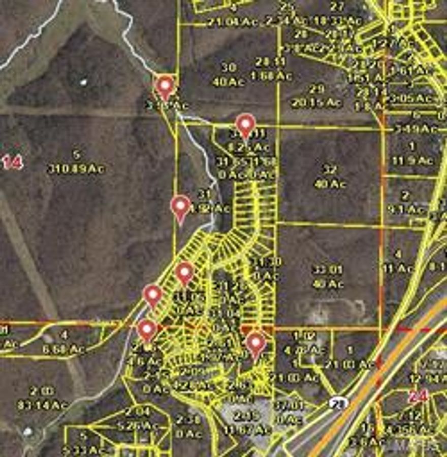 Approximately 45.85 m/l acres located in the Hickory Valley Subdivision in St. Robert!  This land offers quick access to I-44 and the main gate of Fort Leonard Wood - close to shopping, dining, entertainment and outdoor recreation. Covenants and Restrictions are available along with additional supporting documents and should be viewed prior to submitting an offer.  Call today for more information!