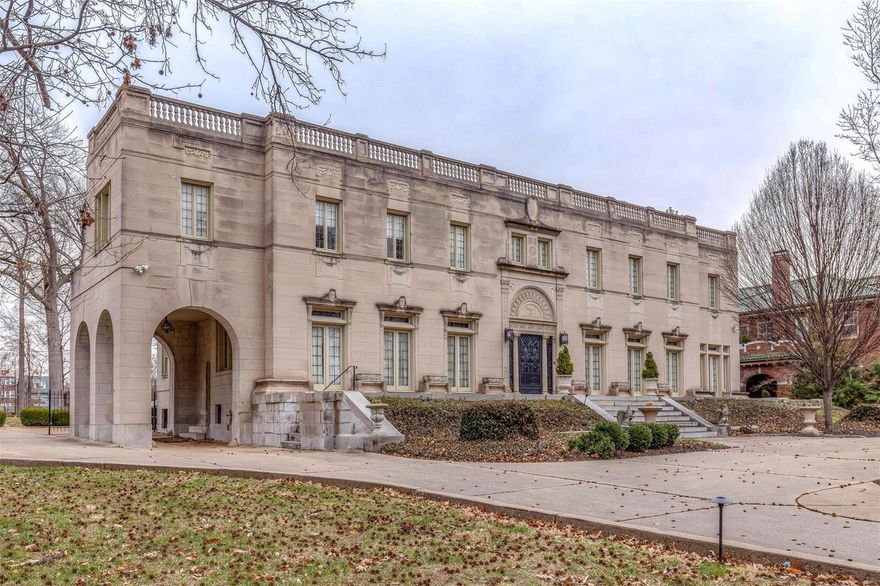 If living right across from Saint Louis’ most beautiful park is for you, then this historical home is where you should be! This 5B/5.5BA is located on 1.7 acres directly across from Forest Park and walking distance from great food and coffee. It welcomes you with a beautiful entry foyer that leads you to a stunning marble staircase and a breathtaking stained-glass window. The first floor is graced with a stunning living room and dining room. The kitchen looks right into a large private backyard where you can enjoy a large pool, basketball court and a newly updated pool house with a fireplace, hot tub, sauna, jacuzzi and full bath. Upstairs the master suite has a walk-in closet, marble bath with separate shower. There is great architectural detail throughout this beautiful home.