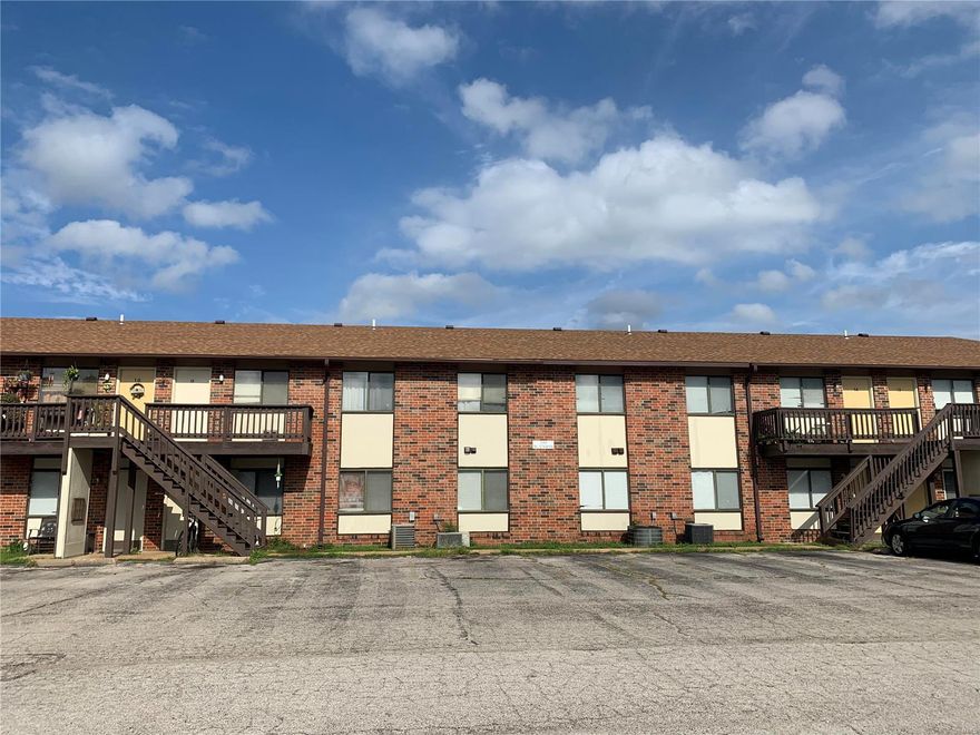 16 Unit Investment Property with newer roof (only 2 yrs old). All 2 bedroom/1bath apts, approx. 800 sf with laundry/utility room in each unit. Units are individually metered, all electric, tenant paid.  Owner pays water/sewer/trash. Leases are renewed annually, but building has many long term tenants. Rents currently range from $560-625/month. Potential to raise the lower rental rates to a higher market rate as leases renew. Building is usually fully occupied, and easily attracts new tenants when a vacancy occurs. Ample off street parking for tenants and guests. Current owner is absentee and utilizes a management company. A more hands on owner might be able to substantially reduce expenses and increase NOI. Property is conveniently located near Hwy 44 and close to schools and shopping. No For Sale sign at property. Please do not disturb tenants.