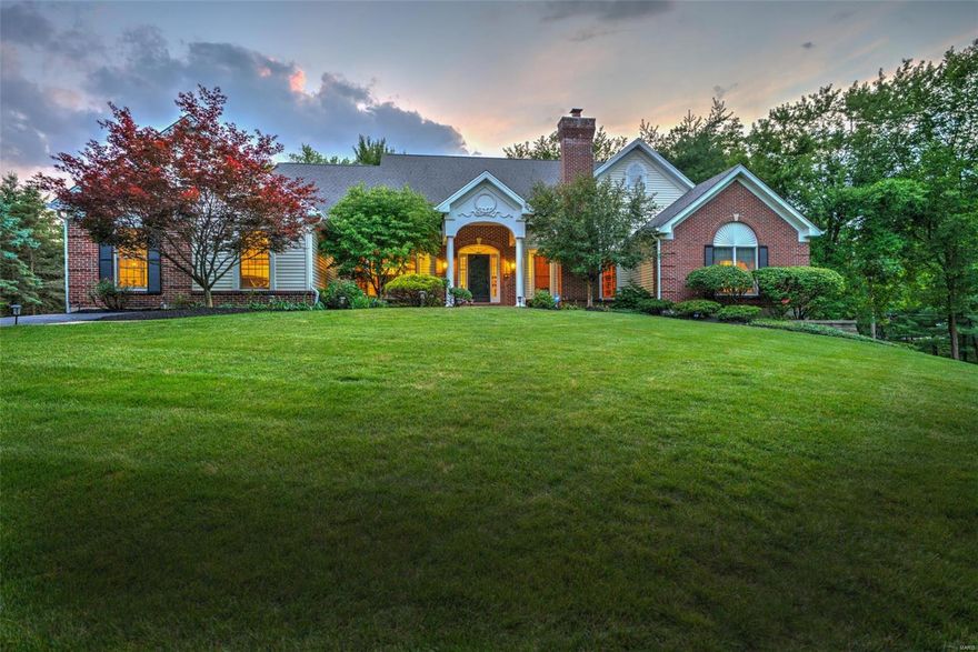 Spectacular 1.5sty nestled in a private, park-like setting! 5 Bds , 4 full/2 half Bths, 6600+ sqft of living space w/finished LL. Custom handcrafted moldings, gorgeous wood floors & open floor plan! Perfect home for entertaining! 1st Flr features: formal Dining Rm, Study/Office w/FP & built-ins & Great Rm w/FP & palladium windows! Gourmet Kitchen w/custom cabinets, granite, island w/custom hood, Butler’s pantry, walk-in pantry & top of the line appliances, Breakfast Rm & vaulted Hearth Rm. Lovely Powder Rm, Laundry, fantastic Master Ste w/Sitting Rm, custom walk-in closet & luxury Bth w/dual vanity, jetted tub & stand-alone shower. 2 add’l Bds w/full Bths & walk-in closets! 2nd Flr finds terrific Bonus Rm w/2 skylights & Guest Ste w/Bth & walk-in closet! W/O LL w/large Rec Rm, 5th Bd, Powder Rm (could be converted full Bth) & storage! Highlights: zoned HVAC, alarm & sprinklers. Relax on patio & admire large yard! Great location near hospitals, shops, restaurants, parks & hwys.