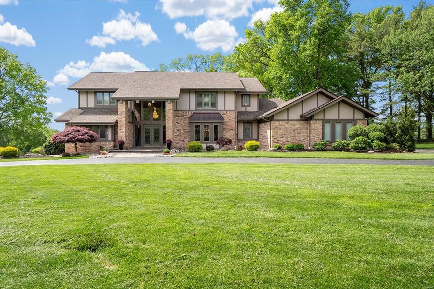 Nestled on nearly an acre overlooking the 3rd fairway in prestigious Meadowbrook Country Club, this elegant 1.5 story home offers an unparalleled lifestyle. Boasting 4 spacious bedrooms & 6 updated bathrooms along w/endless updates throughout, it exudes luxury & sophistication. The dining room w/a butler's pantry sets the stage for exquisite entertaining, while the stunning 2-story great room features floor-to-ceiling windows, brick fireplace, & wet bar, creating a captivating ambiance. The updated kitchen is an entertainers dream, featuring custom cabinetry, seamlessly flowing into a breakfast room w/access to the patio overlooking the golf course. The primary suite is a retreat w/a 2-person Jacuzzi tub, 2 walk-in closets & luxurious shower w/tile & glass surround. Upstairs, a bonus room, 3 bedrooms & updated bathrooms provide ample space for relaxation & privacy. The lower level offers multiple rec rooms & a full bath, perfect for entertaining! Enjoy golf course living at its finest!