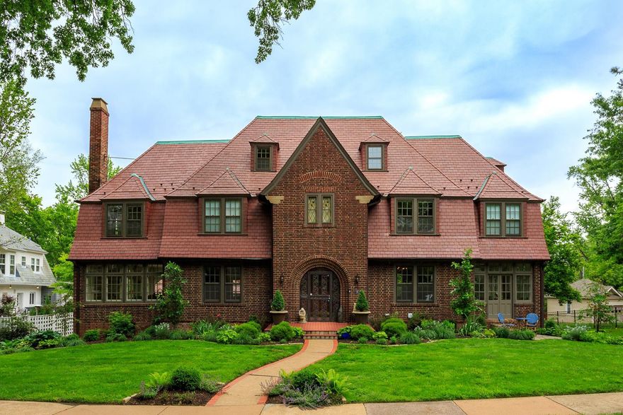 Welcome to this gorgeous, architect-designed, home where modern updates perfectly complement its charming character & rich history. A grand archway welcomes you in & the magic of this home consumes you. A spacious foyer leads to the dining room flanked by your modern-day butler's pantry. Around the corner, a cozy hearth room & Chef’s kitchen embodies sleekness in its design. In the living room, countless eye-catching details contribute to the warm welcome it conveys, extending to a sunroom bursting with light! You’ll find 2 suites on the 2nd floor, each w/ their own bedroom, study, bathrooms & closets. The primary suite has a large walk-in closet, living room & covered balcony w/ a roof-top view. The 3rd floor offers 2 more beds & a full bath. The outdoor space shines w/ a large deck leading to a fenced-in backyard & the 3-car garage/carriage house w/ its own bath is the cherry on top. Perfectly placed in U-City, everything to exceed your wants & needs is just a stone’s throw away. Additional Rooms: Mud Room, Sun Room