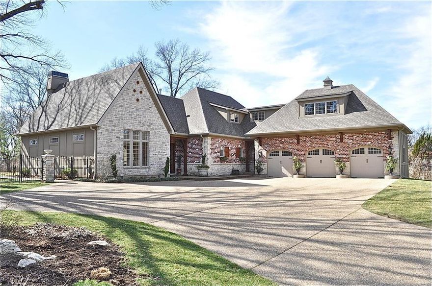 Fabulous,seven-year-new custom home on nearly an acre fenced,level lot.The exposed aggregate driveway leads you to twin mahogany front doors that open into a light filled foyer.The foyer is flanked by a vaulted great room w/ a two story stone fireplace & exposed wood beams as well as the kitchen hearth room which boasts beamed ceilings, custom glazed cabinetry, stainless & granite.This wonderful space is the home’s natural gathering place, & features custom built-in desks w/ bookshelves, a full masonry gas fireplace, & bar. A master bedroom suite & an additional suite complete the first floor living space.The additional 2 bedrooms on the second floor share a jack & jill bath.The finished basement includes a large recreation area, a perfect workout space, & additional sleeping space w/ full bath.The expansive grounds include a large patio that is accessed from the great room & kitchen-hearth room. This beauty sits on a private street at the end of the cul-de-sac in a fantastic location. COOL: 14 SEER+