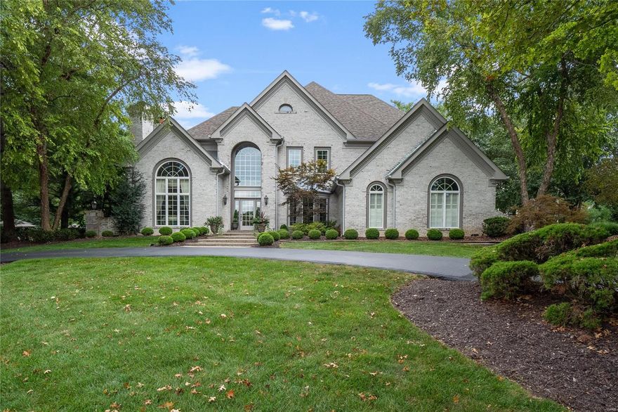 Exquisite 1.5 story situated on an acre lot with breathtaking views, patios, decking, outdoor fireplace & an inground pool. Updated throughout! Enter to find the formal dining rm & a study with a gas fireplace & wet bar. The 2 story great rm boasts a fireplace with gas logs, a walk-up wet bar & French doors to the patio. Stunning kitchen with granite countertops, center island, custom butler's pantry & adjoining breakfast rm with 3 sliders to the outside. Spacious master suite with vaulted ceiling, gas fireplace, access to a private deck overlooking the pool & luxury bath with his & her vanities, Jacuzzi tub & walk-in shower. 3 addtl bedrms, jack & jill bath & full bath on the UL. Finished walk-out LL, perfect for entertaining, with a rec rm with a walk-behind wet bar, card/game rm, billiard rm, exercise rm, office/bedrm &  full bath. Addtl features include 2 cedar closets, 3 car side entry garage, extensive landscaping, circle driveway & so much more. Beautifully appointed throughout!