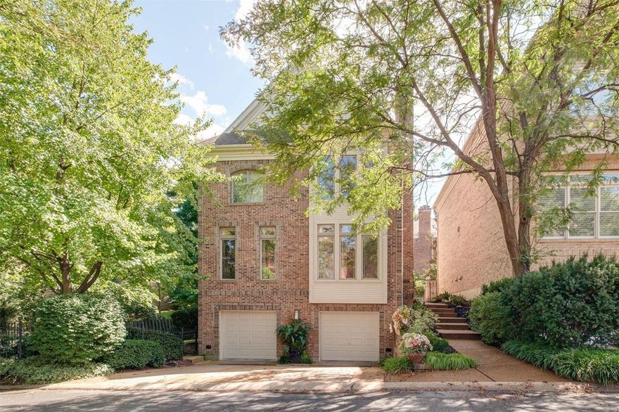 A contemporary builders' home with upgraded finishes resides at the end of a quaint private lane w/in walking distance of lively downtown Clayton. An open & light-filled double foyer w/ a skylight leads into dining rm & adjacent library w/ blt-ins, recessed lights, large windows & h/w floors. Step down into a living room w/ gas f/p & stone hearth. A large eat-in kitchen features high-end appliances, wine cooler, a bonus sink & opens to a family rm w/ gas FP & sliding glass doors that lead to a large wrap-around deck. Upstairs includes an expansive primary suite w/10’ tray ceiling & gas f/p, walk-in closet & bath w/ skylight, jet tub, bidet & shower, as well as a laundry room & 2 more beds w/en-suite baths. An office w/ blt-ins, full bath, 2nd laundry rm & an oversized 2-car garage complete the walk-out lower level. A unique property nestled among greenery & a freshly landscaped setting in the heart of Clayton. Additionally, a fenced-in yard, New Space closets & yard sprinklers.