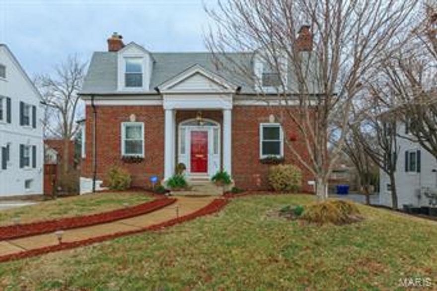 FABULOUS HOME! Open Living Room with fireplace, French doors out to screened porch with access to backyard, stone patio w/gas grill. Beautiful Dining Room with bay window & custom mill work. Kitchen features 42" custom soft close cabinets, pull out shelves, in case/under case counter lighting, granite counter tops, porcelain farm sink, stainless GE 5 burner gas range, GE built in microwave & refrigerator. Bosch d/w & pantry. Master en suite has frameless shower, 'linen look' porcelain tile surround, double bowl vanity & custom closet, new tile flooring 2015. Larger than average secondary bedrooms & a full hall bath complete the 2nd flr. Refinished Hardwood 1st/2nd floors, professional installed hardwood in LL unifies the flooring throughout this home. Finished LL w/large rec area/possible sleeping area, full bath, central vac, NEW driveway for optimal parking/egress, 1 car tuck under garage. Entertainment close in Delmar LOOP, 2 blocks to Clayton. Great location and a wonderful home!