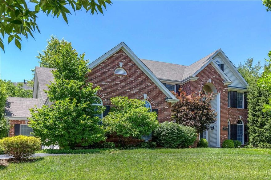 BACK ON MARKET THRU NO FAULT OF SELLER! Great chance for buyers to own a stunning 1.5 story home with almost 3700 sq ft that shows like a display and is situated on a quiet cul-de-sac street in Des Peres! The brick elevation, 3 car side entry garage and professional landscaping with irrigation really enhance the curb appeal. Upon entry, you'll note the gracious dining room with wainscoting and extensive molding. The 2 story great room features a wall of prof tinted windows, gas fireplace flanked by built in bookcases. The white molding throughout the home is great! The floor plan is open to the gourmet kitchen which has maple cabinetry w/crown, granite counters, large island, planning desk, ss appliances and atrium doors to a deck & patio which overlook a private yard. Main floor mstr is large and features an updated bath with maple double vanities, granite counter, marble flr, whirlpool tub, sep shower. Upper level has 3 large bedrooms, 2 full baths, large FR. Close to 270,44,40.