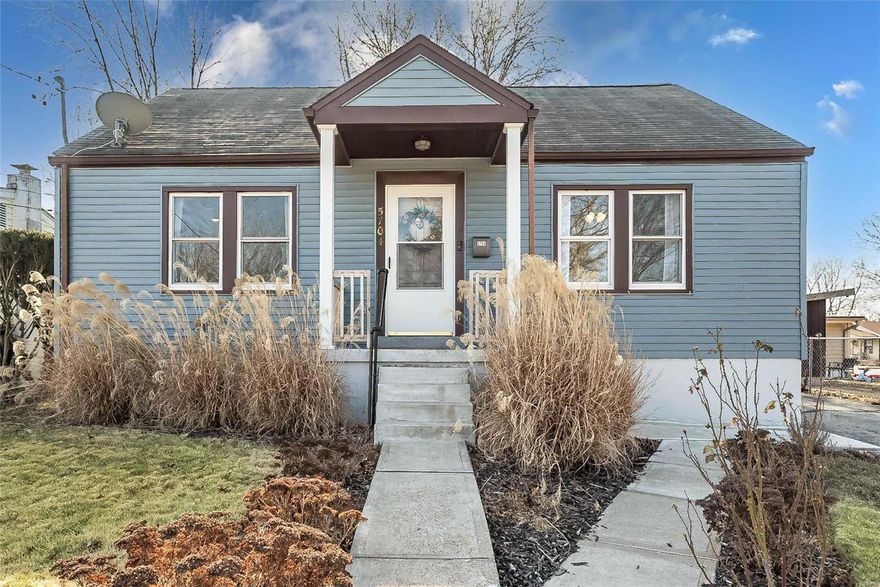 This is the perfect home for you.  An adorable 4 bedroom, 2 bath, 1.5 story home in Affton School District with Décor and more.  Perfect, beautifully refinished hardwood floors, arched doorway, stylish ceiling fans, vinyl windows providing lots of natural light, modern bath fixtures, updated kitchen, Shaker soft-close cabinets, GRANITE counters, stainless appliances. Custom painted wall colors throughout.  A bright and cheery home indeed. The basement is finished with more family recreation space and large laundry room. Plank flooring, painted open ceiling, can lighting, plenty or storage too. Furnace, newer hot water heater, and new lateral.  A deep level backyard to enjoy out under the shade any day of the year.  In the summertime, only a short 1/2 mile walk to 9-Mile Garden, a new beer and entertainment district featuring a patio garden, food truck events, and live music. Also, not far from the redeveloped Tower Tee Golf range