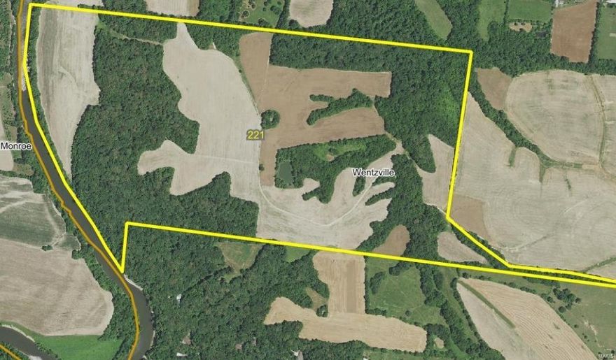 It is difficult to find 214 acres like this property in St. Charles County in the St. Paul area, great site for country home(s), hills overlooking the Cuivre River. Approximately 30 acres adjoins the river in row crop production. This property has heavy densities of trophy whitetail deer and turkey, it is a natural funnel area for the surrounding properties. 5-10 minutes from I-70, secluded and area for pond or small lake.  Approximately 60% in row crop production and balance mostly mature timber.  Seller will subdivide no less than 40 acres.