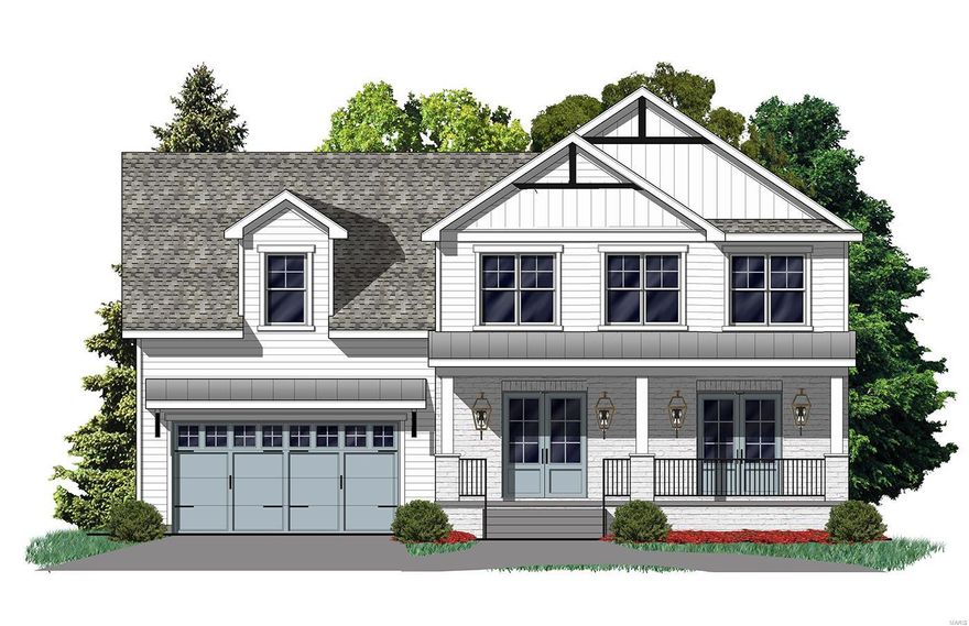 Wowza!  Location, amenities, layout, and incredible finishes are the hallmarks of a this Scharf built home.  This one features a wonderful open layout with an incredible kitchen and a huge master suite.   The home comes complete with all the bells and whistles you'd expect from a Scharf Home plus some really unique surprises.  How about a huge covered rear porch with fireplace, a 2nd floor laundry, a luxury master suite with an incredible bath and two walk-in closets, a finished lower level with a 5th bed and bath, and an extra deep lot.   And talk about a location...you'll have front row seats for the Greentree Festival, the 4th of July Fireworks, and all of the glory of Kirkwood Park.  It's also walkable to the heart of downtown Kirkwood and Keysor Elementary. There is still time to make some selections or to customize to your taste. Seller may make like-kind substitutions (equal quality or better) for materials and equipment during the construction process as Seller deems necessary.