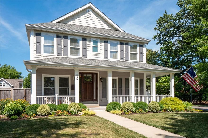 Prime Kirkwood location.  This 6 year old home is loaded with ‘smart’ features, uncompromising attention to detail and sought after finishes throughout, all within walking distance to quaint downtown Kirkwood. This 5 bedrm, 4.5 bath home rivals any new construction on the market.  Find designer lighting and fixtures, hand scraped pecan hardwood flooring, plush carpeting, and today’s best technology even in the garage loft!  A cook’s kitchen with custom pantry and butler’s pantry, opens seamlessly to the family rm stepping out to the covered patio with retractable sun/UV screens. The master suite features custom walk in closets with spa bath accented by rich cabinetry and granite tops.  Two add’l bedrms, full bath, one bedrm suite and laundry comprise the 2nd flr.  A 5th bedrm(suite), gym, custom wet bar with large rec rm Is found on lower lev.  So many upgrades and amenities including professionally landscaped yard with sprinkler system and whole house generator. Additional Rooms: Mud Room