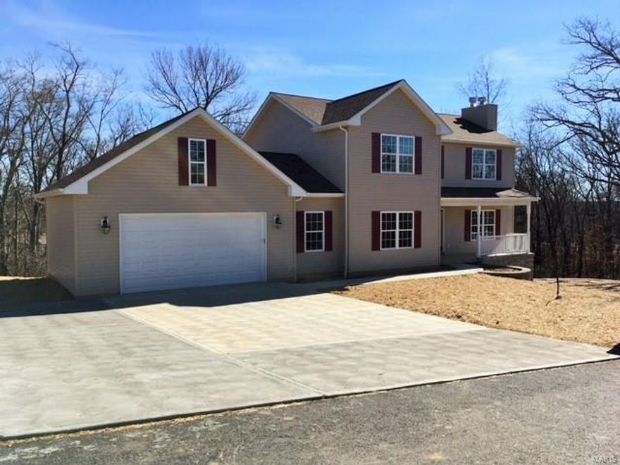 FOR COMPS ONLY.
NEW CONSTRUCTIONS WITH BLUFF SETTING IN OLD FARM ESTATES WITHIN CITY LIMITS OF AUGUSTA WITH GREAT VIEWS. ENJOY KATY TRAIL, WALK TO WINERIES, BREWERY, SHOPS, RESTAURANTS ETC. GREAT ROOM WITH WOOD BURNING FIREPLACE, WOOD FLOORS, KITCHEN & DINING AREA WITH CERAMIC TILE FLOORS, GRANITE COUNTERTOPS, CHERRY KITCHEN CABINETS, SS APPLIANCES OF STOVE, MICROWAVE, DW. MF LAUNDRY WITH UTILITY SINK, UTILITY ROOM/PANTRY. MASTER SUITE W/LUXURY BATH, JETTED TUB, SEPARATE VANITIES & LARGE W-I CLOSET. LL FAMILY ROOM, WOOD BURNING FIREPLACE, WALK-OUT, FULL BATH & AREA FOR 4TH BEDROOM TO BE FINISHED OFF IF DESIRED. 2 CAR DRYWALLED/INSULATED GARAGE.  COVERED FRONT PORCH.