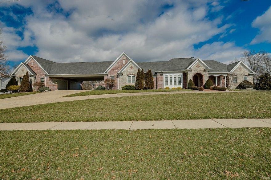 Atrium ranch w/6300+Sqft, 1.71acre lot backing to Suson Park, 7car heated garage adjoined by a porte cochere. Rounded, stained glassed front door welcomes you to lrg Foyer flanked by Office & Dining Rm fit for a King. Great Rm w/vaulted ceiling,Palladian windows & FP. Kitchen w/granite,island w/5 burner cooktop,range hood,built-in microwave,Sub-Zero fridge & coffee maker,dble convection ovens & breakfast bar. Adjoining Breakfast Rm w/opn vws of Hearth Rm w/built-ins & see-thru FP to vaulted Sunroom. Main Flr Master w/coffered ceiling,private balcony,W/I closet; Bth w/dble sink vanity,dual head W/I shower & Whirlpool tub. Main Flr is completed w/en-suite Bd,Laundry Rm & Powder Rm. Open atrium staircase leads to W/O LL; find a Family Rm w/FP,custom bar which includes full Kitchen,dining area,Rec Rm,Game Rm,Fitness Rm & full Bth. You’ll also find 2 en suite Bd both w/walk-in closets & plenty of storage spc. Large deck,enormous patio & fenced-in yard! Additional Rooms: Sun Room