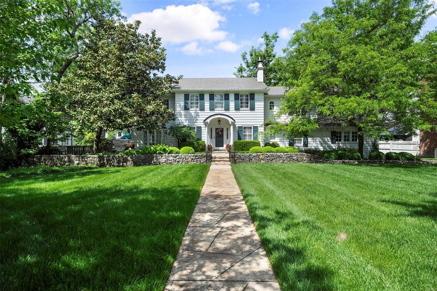 Experience classic Kirkwood living in this exquisite property located in a serene neighborhood. Step into elegance as you enter the spacious foyer with seating area & gas f/p. The flow is seamless, from entry to dining room with beautiful moldings & bay window to a sun-drenched living room. Adjacent is a chef's dream kitchen with top-of-the-line appliances, incl Subzero & Thermador. Enjoy intimate meals in the charming breakfast room, complete with buffet & glass cabinetry. Descend a few steps to a large family room with built-ins and gas f/p, plus an office, offering comfort & functionality for everyday living. Retreat to the 2nd floor where comfort meets luxury, a primary bedroom with 2 walk-in closets & bath, another 3 bedrooms, 2 full baths, den & laundry. The fenced level yard is a haven of tranquility with gorgeous plantings & paver patios, perfect for outdoor entertainment. A 2 car garage w custom carriage house doors adds convenience & charm to this once in a lifetime property. Additional Rooms: Mud Room