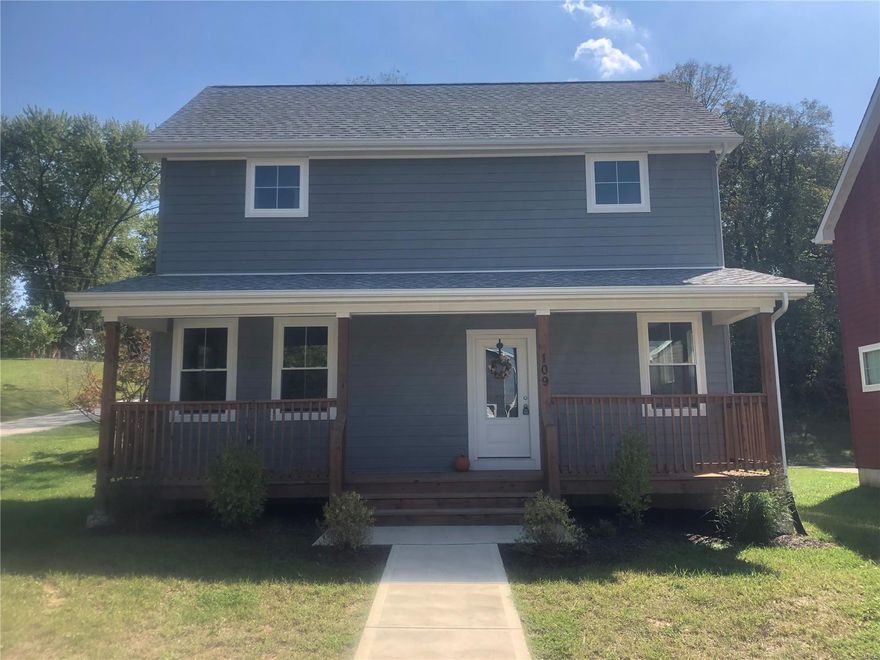 USDA MEANS ZERO MONEY REQUIRED. PREMIUM EXTRA DURABLE SIDING. NEW, CLEAN AND PERFECT W BIG FRONT PORCH FOR EASY LIVING. BEAUTIFUL GRAY SIDING W WHITE TRIM. SIT ON BIG FRONT PORCH AND HEAR THE BIRDS, THE WIND, AND THE COUNTRY. HIGH CEILINGS, EXTRA CABINETS, BLACK GRANITE COUNTERTOPS, WHITE TRIM, WHITE CABINETS AND GRAY ASH FLOORING! PERFECT FOR GROWING FAMILIES WITH ELEMENTARY SCHOOL RIGHT IN TOWN OR EMPTY NESTERS WANTING A LOW WORK NEW HOME.  ALL BRAND NEW WITH 42 INCH CABINETS, OPEN FLOOR PLAN, KITCHEN/LIVING ROOM GREAT ROOM.  GREAT SCHOOLS!  LOCATED IN THE HISTORIC TOWN OF LABADIE WITH GREAT RESTAURANT AND CHARM! SUPER SPACIOUS UPSTAIRS WITH LOTS OF WINDOWS, WALK IN CLOSET, ALL IN QUIET HISTORIC LABADIE!