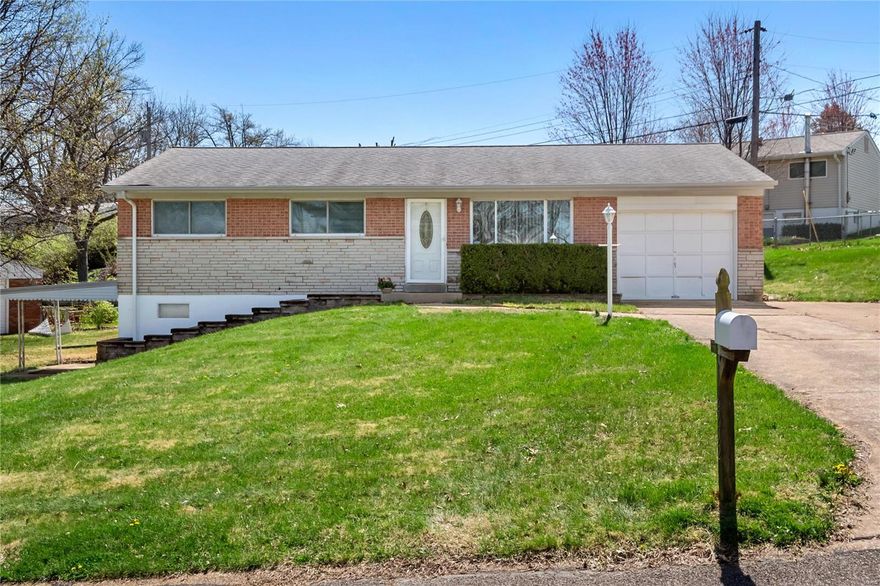 Welcome home to 10532 Scotland! This charming 3 bed / 2.5 bath ranch home is ready for it's new owner! Step inside to see the gorgeous hardwood floors throughout, fresh paint, and an abundance of cozy natural light. The eat-in kitchen features tile floor and stainless steel appliances! Bonus - the sellers are offering a $5000 credit to buyers for some kitchen TLC and upgrades. The master bedroom suite has a 1/2 bath and large closet. There are two additional bedrooms and a full hall bath on the main floor. The unfinished basement has been fully waterproofed and comes with a transferable lifetime warranty. There is a full bath in the basement with a shower. The walkout basement leads to a wonderful covered patio on the side of the home. With a double, corner lot, there is so much space for enjoying the outdoors and entertaining! The home has a one car garage, with a double-wide driveway for additional parking. Don't miss out on this great home! Schedule your private showing today!