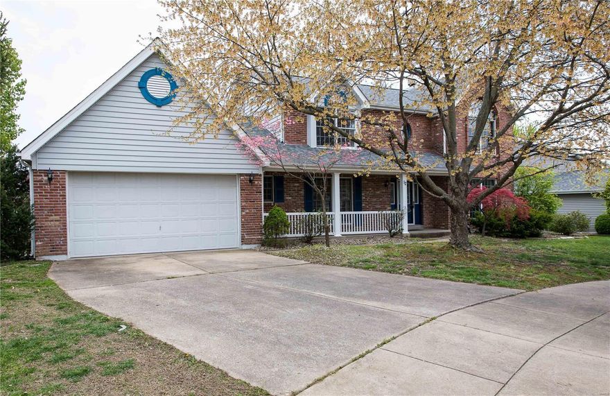 Beautiful 4 bed 3.5 bath 2 story house, tons of updates, brand new luxury vinyl planks throughout 1/F, new carpet on stairs and 2/F; Living room with wood burning fireplace and bay window; Newly installed granite countertop, stainless steel appliances - microwave and electric smooth top range; breakfast room's french door leads you to the oversize deck.  Master bedroom with vault ceiling and ceiling fan, master bathroom with double vanities and separate tub & shower.  Finished walkout basement with a huge rec room, gas fireplace, wet bar, office and a full bath.   Fenced backyard.  Deck rebuilt 2019, Roof and A/C 2015.  Freshly painted.   Move in ready.