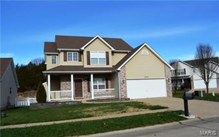 Beautiful 2-story 4 bedrooms home has a finished basement and a nice fenced in back yard. As you enter the home, the 2-story entry way sets the stage of this attractive home with wood floors on the main level, 9’ ceilings and some crown molding. Stunning custom built-in book shelves and gas fireplace finish this wonderful Great Room. The open floor plan through the breakfast room and kitchen makes entertaining easy. The upgraded 42” Maple cabinets and stainless steel appliances stay. Main Floor laundry and panty finish the main level. The lower level contains a Family Room and half bath. The 4 bedrooms are in the upper level and 2 baths with the master bedroom having his & her closets and a master bath w/separate tub & shower. The HVAC is zoned with a gas unit for the ML and electric in the UL and both electric and gas in the LL. This home has room for families to grow and is ready to call it home! Looking for a quick closing!! Call before this home is gone!