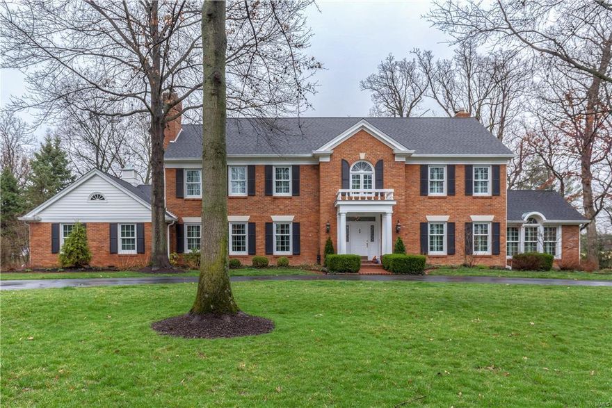 Magnificent brick Estate home with elegant appointments throughout! Located in prestigious Wheatfield Farm. Grotpeter-built 2-Sty features gleaming wood floors, millwork, French doors & plantation shutters. Gracious hardwood foyer leads to formal dining room, private study, coffered sun room & spacious family room with box beam ceiling, marble fireplace, built-in bookcase & atrium door to bi-level deck. Incredible updated kitchen with granite countertops, glazed cabinetry, state-of-the-art appliances & center island adjoins breakfast room with wet bar & bay window & vaulted hearth room highlighted by floor-to-ceiling stone fireplace. Sumptuous master bedroom suite with fireplace, sitting area & lavish bath plus 3 additional bedrooms (1 with private bath) & hall full bath complete the 2nd floor living quarters. Walk-out Lower Level includes recreation room with fireplace & wet bar, game room, workout room, 5th bedroom & full bath. Park like 1+ ac grounds with deck, patio & 3-car garage. Additional Rooms: Sun Room