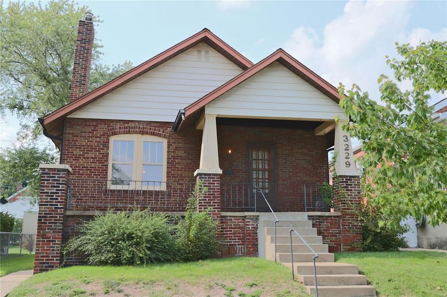 HOME PRICED ACCORDING TO CURRENT CONDITION.  Showings start Saturday September 1st.  Solid home built in 1928 with hardwood floors throughout, stained glass windows, some insulated windows, 8' pour in basement. Great front porch and fenced in back yard. The unfinished lower level has plenty of potential.  This two bedroom one bath house needs updates so price reflects current condition.  Seller's to do no updates or repairs.