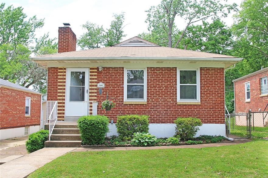 Exceptional 2 Bedroom, 2 full bath brick home on a tree lined street in the heart of Shrewsbury. Just a short walk from scenic 26 acre Wehner Park. Welcome home!  This exceptional property features beautiful hardwood floors throughout the main level. Charming gas fireplace in the living room.  Large dining room is filled w natural light. Cozy eat in kitchen. Two generous main floor bedrooms w large closets. Partially finished lower level w rec area, office/sleeping area, and a full bath. Lots of storage in the walk out basement. Newer roof, HVAC systems, and vinyl windows.  Two large concrete patios in the private fenced rear yard. Detached garage. Minutes from Webster University, shopping, restaurants and Metrolink. One-way street from Weil Ave. w sidewalks all the way to the park.   Shrewsbury occupancy inspection is complete. All we need is you!  1st showing Friday morning 9 am.