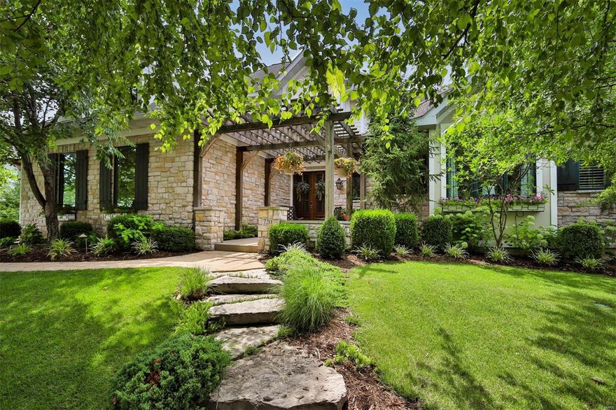 Welcome to this stunning, spacious 4 bedroom,3 full and 2 half bath home in award-winning Kirkwood School District. Master landscaping, custom front doors, expansive entry with 9 ft ceilings, triple crown molding and inlaid walnut floors.  Kitchen features 42 inch wood cabinets, luxury appliances and large center island with seating.  Family/hearth room with floor-to-ceiling stone wood-burning fireplace, beadboard vaulted ceiling and French doors leading to covered patio. Light-filled first floor luxury master bedroom suite features a walk-in custom closet with island and heated floors. Master bath with separate shower, double sinks, soaking tub and heated floors. Dining room, den/office, 2 half baths and large laundry room finish off the first floor.  3 bedrooms and 2 full baths on 2nd floor.  Heated 3-car side entry garage. Huge, level, beautifully landscaped back yard. Unfinished basement with egress window and roughed-in plumbing may add another whole level of living when finished Additional Rooms: Mud Room